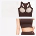 Alphabet Line Feel Fixed Integrated High Support Shock Absorbing Yoga Sports Bra