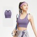 Alphabet Line Feel Fixed Integrated High Support Shock Absorbing Yoga Sports Bra