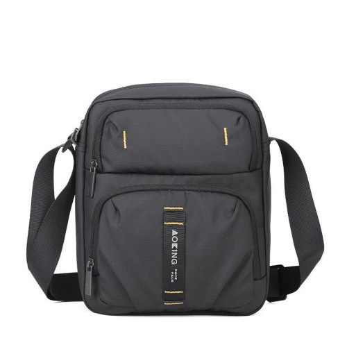 Crossbody Bag Business Leather Coated Polyester Multi-Function Chest Bag Single Shoulder Crossbody Fashion Small Bag
