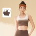 High Elastic Bare Feel Back Closure Yoga Sports Bra Women