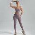 High Elasticity Slim Yoga Set Breathable Intense Workout Gear