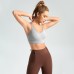 Cross Back Sports Bra Dual Strap Racerback Support Shaping Yoga Underwear