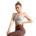 Cross Back Sports Bra Dual Strap Racerback Support Shaping Yoga Underwear