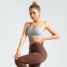 Cross Back Sports Bra Dual Strap Racerback Support Shaping Yoga Underwear