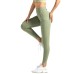Seamless High Waist Lift Bottom Slimming Side Pocket Anti-Rise High Elastic Bare Feel Yoga Pants