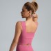 Wide Strap Backless Sports Bra Anti-Shock Anti-Sagging Running Fitness Supportive
