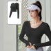 Peach Yoga Back Support Set Non-Bra Yoga Pants High Waist Lift Buttocks Bare Feel Fitness Outfit