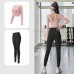 Peach Yoga Back Support Set Non-Bra Yoga Pants High Waist Lift Buttocks Bare Feel Fitness Outfit