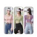 Peach Yoga Back Support Set Non-Bra Yoga Pants High Waist Lift Buttocks Bare Feel Fitness Outfit