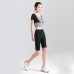 Summer Women Yoga Set Peach Patchwork Naked Feel Fitness Tight Outfit