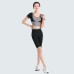 Summer Women Yoga Set Peach Patchwork Naked Feel Fitness Tight Outfit