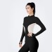 Color Block Slimming Yoga Jacket Women Running Sports Fitness Outfit