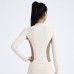 Color Block Slimming Yoga Jacket Women Running Sports Fitness Outfit