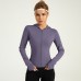 Hooded Slim Yoga Jacket Stretchy Thin Windproof Running Cycling Solid Color Windproof Sports Jacket
