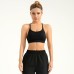 High Elastic Neckline Seamless Padded Sports Bra Yoga Backless Tank