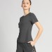 Sport T-Shirt Women Mesh Breathable Running Fitness Short Sleeve Yoga Top