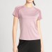 Sport T-Shirt Women Mesh Breathable Running Fitness Short Sleeve Yoga Top