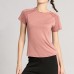 Sport T-Shirt Women Mesh Breathable Running Fitness Short Sleeve Yoga Top