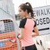 Yoga T-Shirt Women Athletic Short Sleeve Gym Running Round Neck Top Spring Autumn Fitness Clothing Breathable Sweat Absorbent