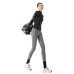 Autumn Yoga Set Breathable Athletic Tight Letter Print Running Outfit