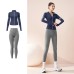 Autumn Yoga Set Breathable Athletic Tight Letter Print Running Outfit