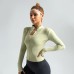 High Elastic Sports Jacket Collar Slimming Yoga Top Fitness Outerwear