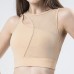 Stylish Yoga Sports Bra with Mesh Shoulder Straps and Back Support Fitness Chest Protector Bar Vest Shock Absorbing Underwire