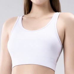 Women's Push-Up Lace Sexy Back Running Fitness Tank Top Mesh Shock Absorber Yoga Sports Bra