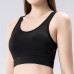 Women's Push-Up Lace Sexy Back Running Fitness Tank Top Mesh Shock Absorber Yoga Sports Bra