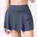 New Spring Athletic Skort Women Anti-Exposure Tennis Running Fitness Short Yoga Skirt