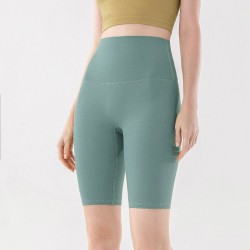 Summer High Waist Lift Bum Five-Inch Fitness Pants High Elastic Double-Sided Fleece Breathable Peach Butt Lululemon Yoga Pants