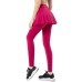 Spring Autumn Yoga Pants Set Quick Dry Pleated Skirt Pants Running Fitness Pocket Yoga Pants Female