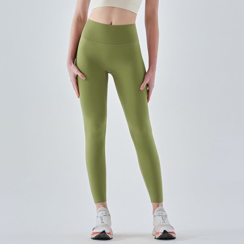 Autumn Thin Fitness Outdoor Running Peach Butt Lift Seamless Barefeel Yoga Pants for Women