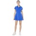 Spring Summer New Arrival Sport Dress Women Tennis Skirt Badminton Mid Length Anti-Exposure Liner Pants Shirt Collar Half Skirt