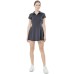 Spring Summer New Arrival Sport Dress Women Tennis Skirt Badminton Mid Length Anti-Exposure Liner Pants Shirt Collar Half Skirt
