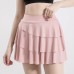 Yoga Shorts Skirt Adult Fake Two-Piece Half-Dress Quick-Dry Running Tennis Skirt Cake Dress Female