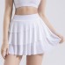 Yoga Shorts Skirt Adult Fake Two-Piece Half-Dress Quick-Dry Running Tennis Skirt Cake Dress Female