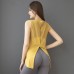 Women Summer Yoga Wear Loose Mesh Fitness Long Sleeve Workout Running Dry Fit Tank Top Quick Dry Sleeveless T-shirt