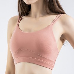 Women Yoga Tennis Outfit Sports Running Fitness Tennis Anti-Exposure Bra
