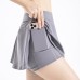 Yoga Tennis Outfit Sports Bra Running Set Fitness Tennis Anti-Exposure Skirt Pants Women