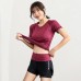 Fitness Yoga Running Series Girls Sport Yoga Pants Casual Stretch False Two-Piece Shorts