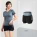 Fitness Yoga Running Series Girls Sport Yoga Pants Casual Stretch False Two-Piece Shorts