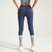 High-Waisted Tummy-Lifting Slimming Yoga Pants for Women with Striped Patches High-Rise Design