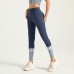High-Waisted Tummy-Lifting Slimming Yoga Pants for Women with Striped Patches High-Rise Design