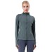 Women Yoga Sports Jacket Quick-Dry Stand-Up Collar Long Sleeve Running Outerwear for Fitness