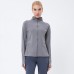 Women Yoga Sports Jacket Quick-Dry Stand-Up Collar Long Sleeve Running Outerwear for Fitness
