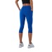 Women Slim High Waisted Side Pocket Cropped Yoga Pants