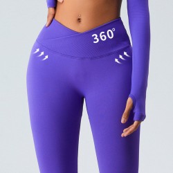 Women Seamless High Waist Peach Hip Lifting Quick Dry Yoga Pants