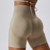Women Seamless Peach Hip-Lifting High Waist Fitness Tight Yoga Shorts