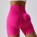 Women Seamless Peach Hip-Lifting High Waist Fitness Tight Yoga Shorts
